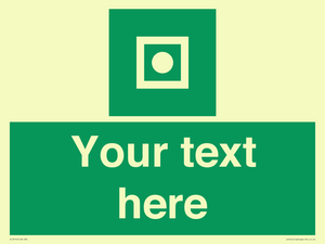 Custom sign safe condition Shipboard general alarm